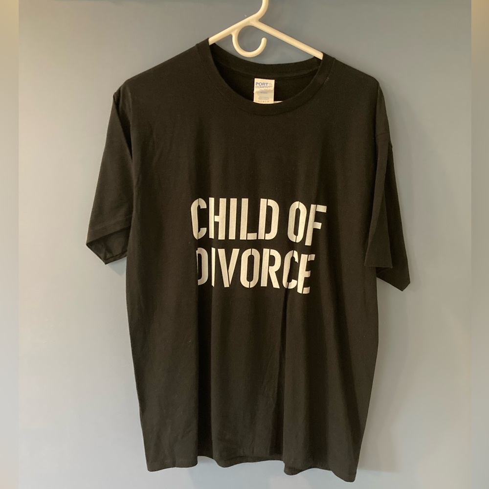 Child of Divorce Black T-Shirt